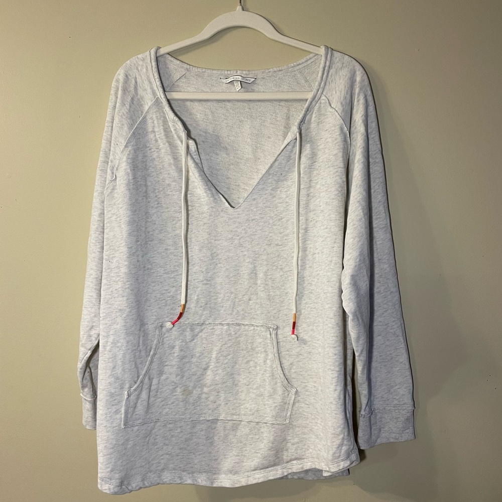 Victoria's Secret Light Gray Sweatshirt
